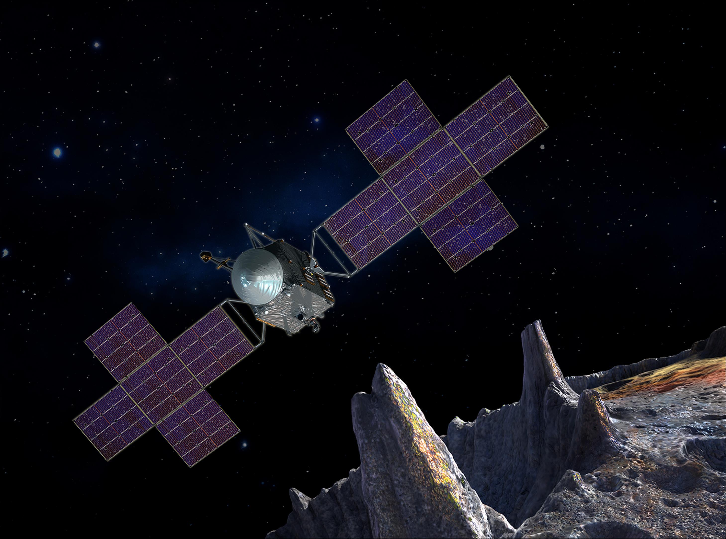 Pia21499 artist's concept of psyche spacecraft with five panel array (1)